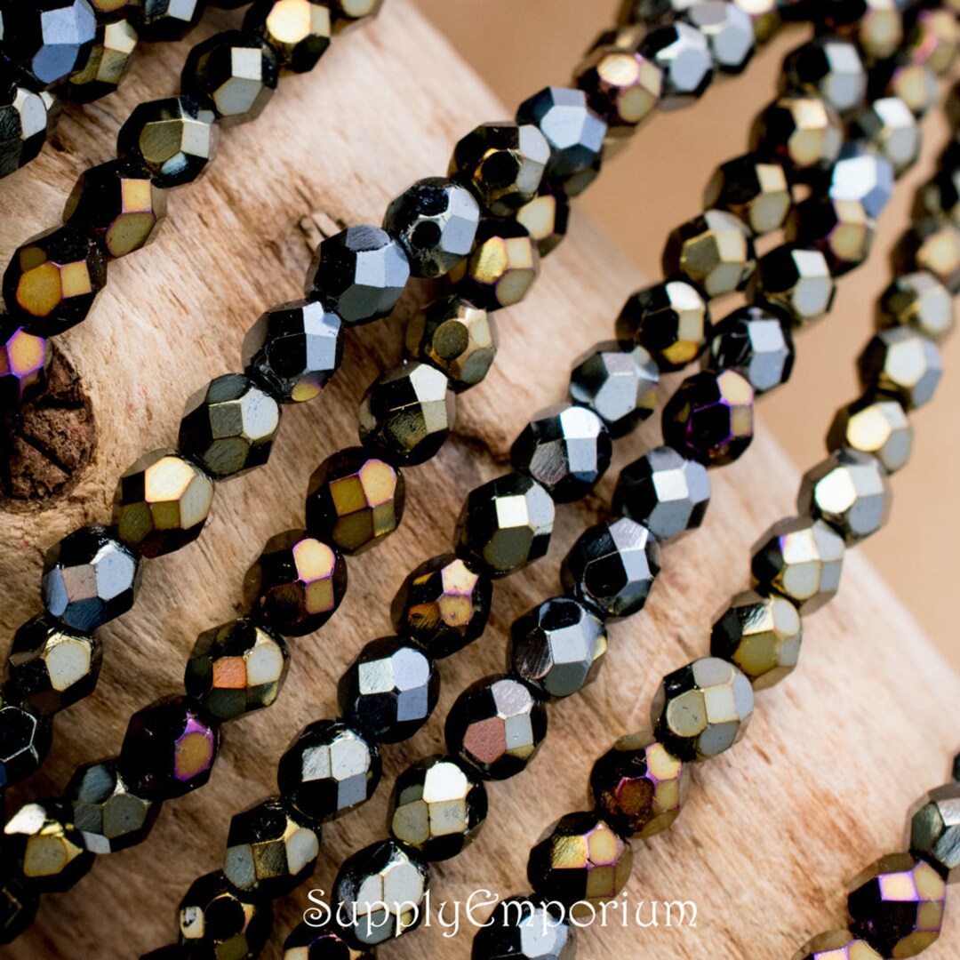 Bead Packs, Bracelet Pack, Beaded Bracelet Supplies, Bead Pack BB-296 Black  Diamond Herringbone Bugle Bracelet 