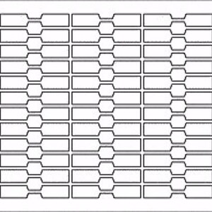 Price Tag Brown Kraft Printable Jewelry Labels 2.75 X .5 Inkjet and Laser Compatible 180 ...