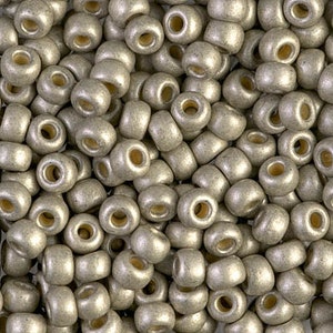 6-4221F, Miyuki 20g Duracoat Galvanized Matte Light Pewter 6-4221F, Miyuki 20g Duracoat Galvanized Matte Light Pewter