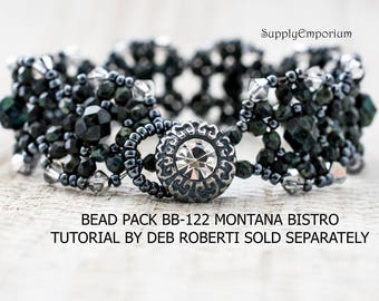 Bracelet Bead Packs, DIY Bracelet, Beaded Bracelet Supplies, Montana Bistro Bead Pack,  BB127