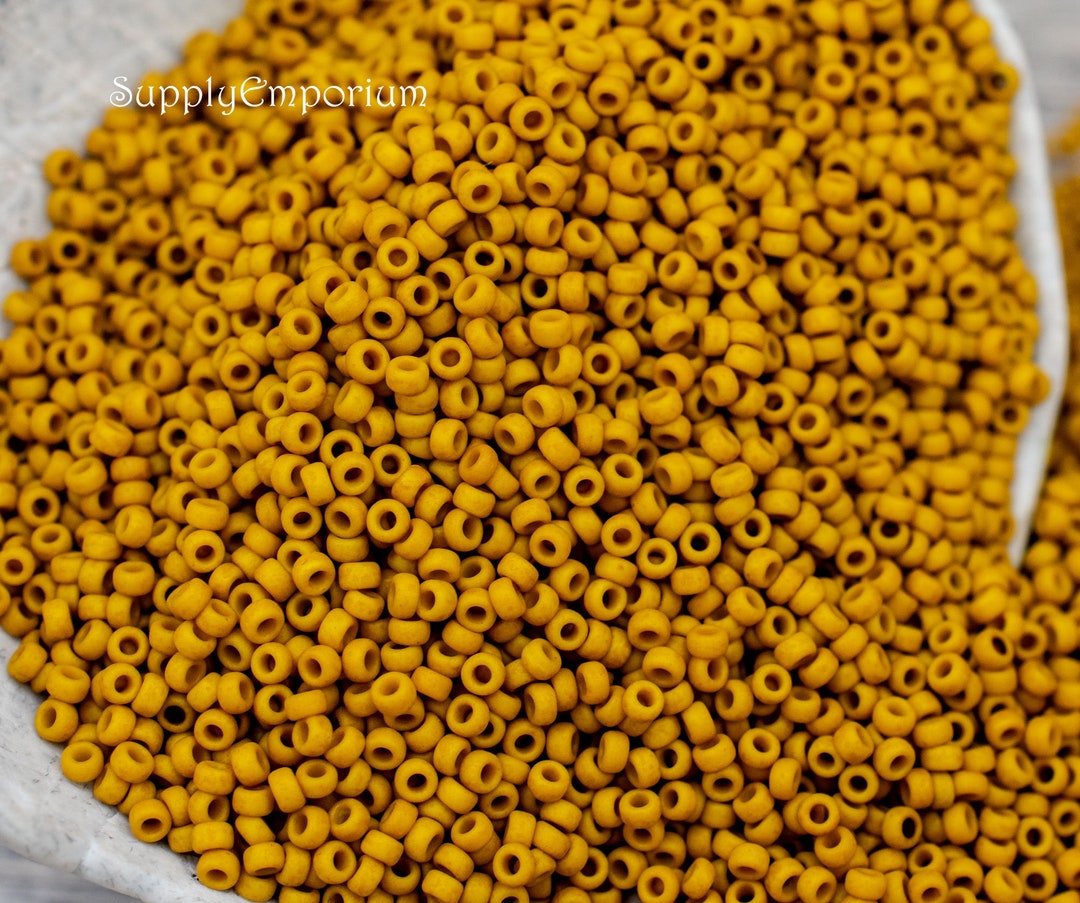 15 0 Miyuki Matte Opaque Mustard Seed Beads Miyuki 15 1233 Etsy 15-0-miyuki-matte-opaque-mustard-seed-beads-miyuki-15-1233-etsy