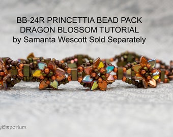 Bracelet Bead Pack, Bead Weaving, DIY Bracelet, Princettia Dragon Blossom, Bead Pack BB24R