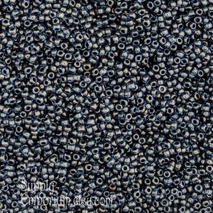 Seed Beads, Round Seed Bead, 11/0 Navy Blue Luster Toho Seed Beads, Toho 11-362 Navy Blue Luster 11/0 Toho Seed Bead, 3602 (10g)