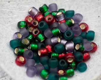 6439, Exclusive 6/0 Frosted Jewels Seed Bead Mix, Frosted Jewels 6/0 Toho Seed Bead Mix, 16 Grams