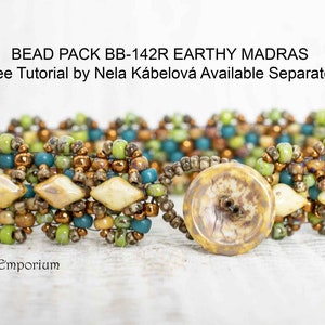 Bead Pack BB2R for Bronze Matubo Northern Star Bracelet 