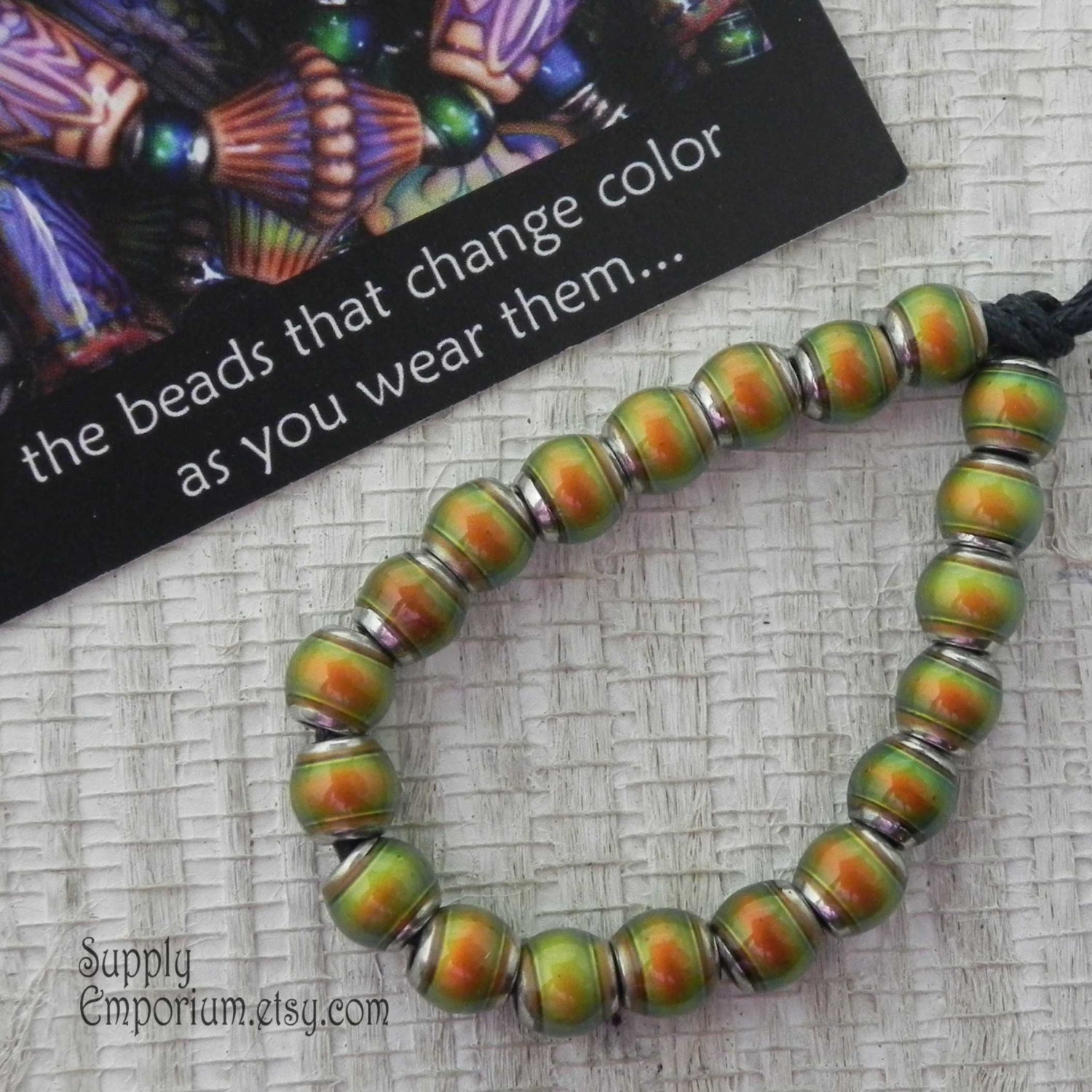 6mm Color Changing Mood Bead 6mm Large Hole Mood Bead 4 | Etsy