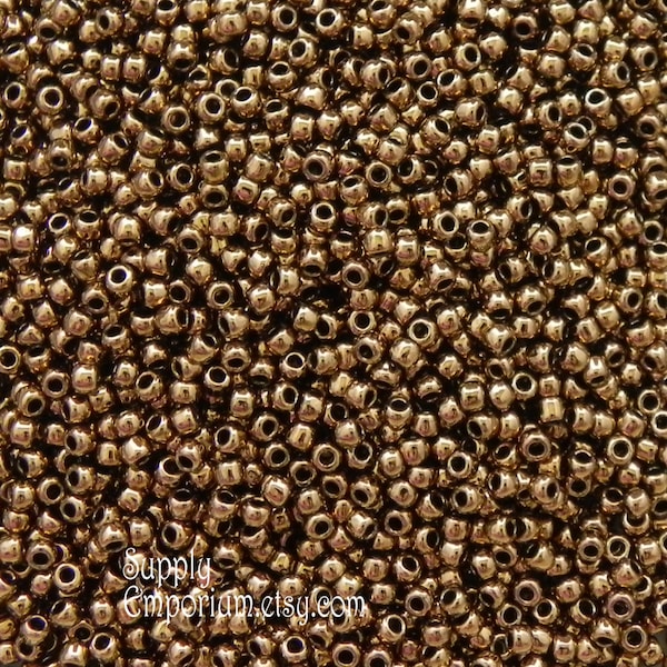 11/0 Toho Seed Beads - Bronze Toho 11/0 Seed Beads, Toho Color 11-221 - Bronze Toho Beads, 2531 (10g)