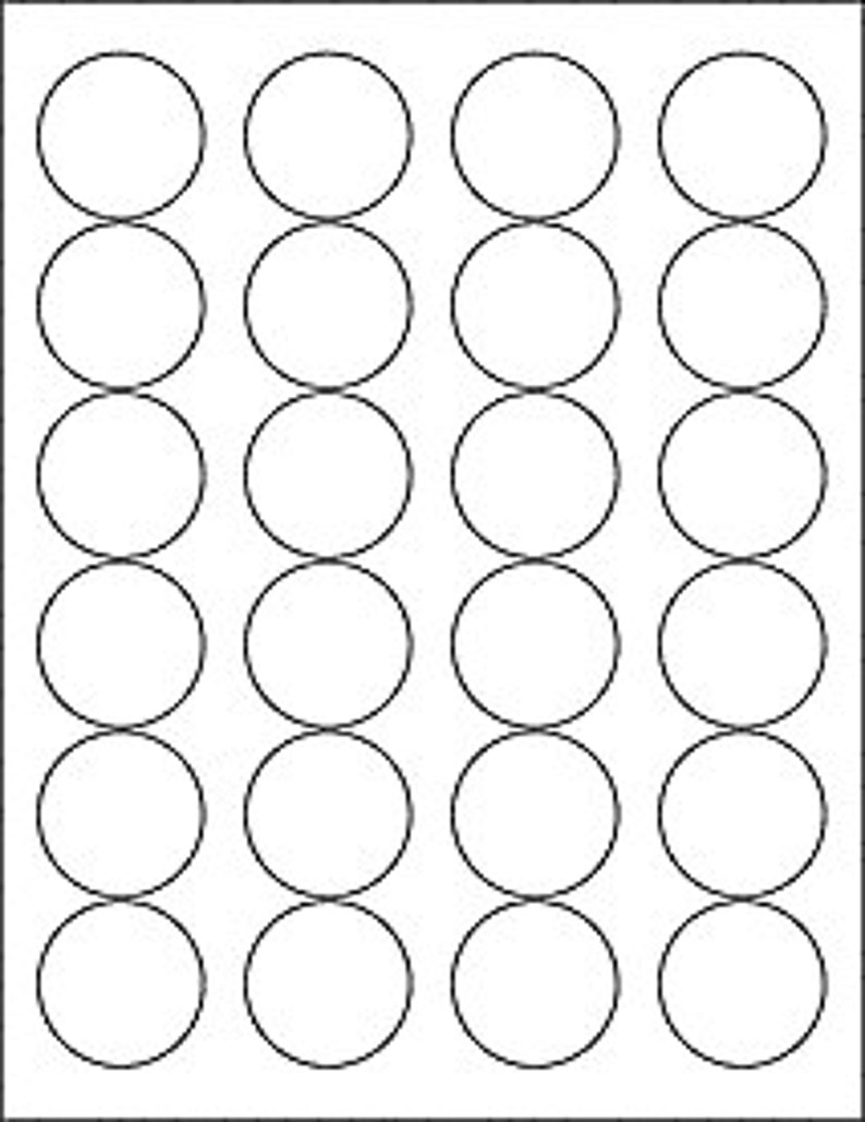It is a picture of Circle Printable Labels with round shape sticker It is a picture of Circle Printable Labels with round shape sticker
