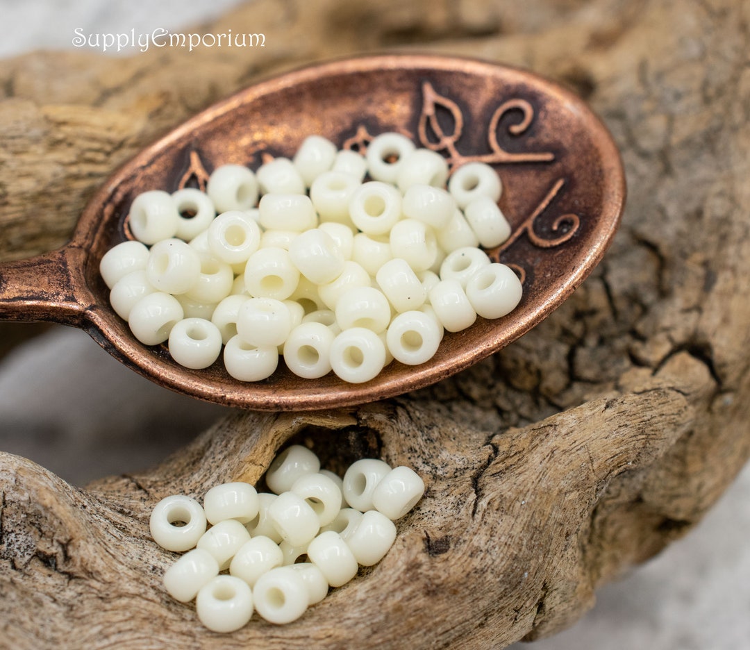 Miyuki Seed Beads 11/0 – Antique Ivory Pearl, Japanese Glass Beads - View #7