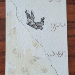 Originele geïnkte ACEO-tekening/zoals je wilt/prinses/bruid