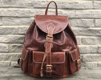 MyMate3 Backpack - Large All Leather Rucksack.