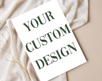 Custom Digital Invitation: Personalized Party Invite (5x7 JPG or PDF)