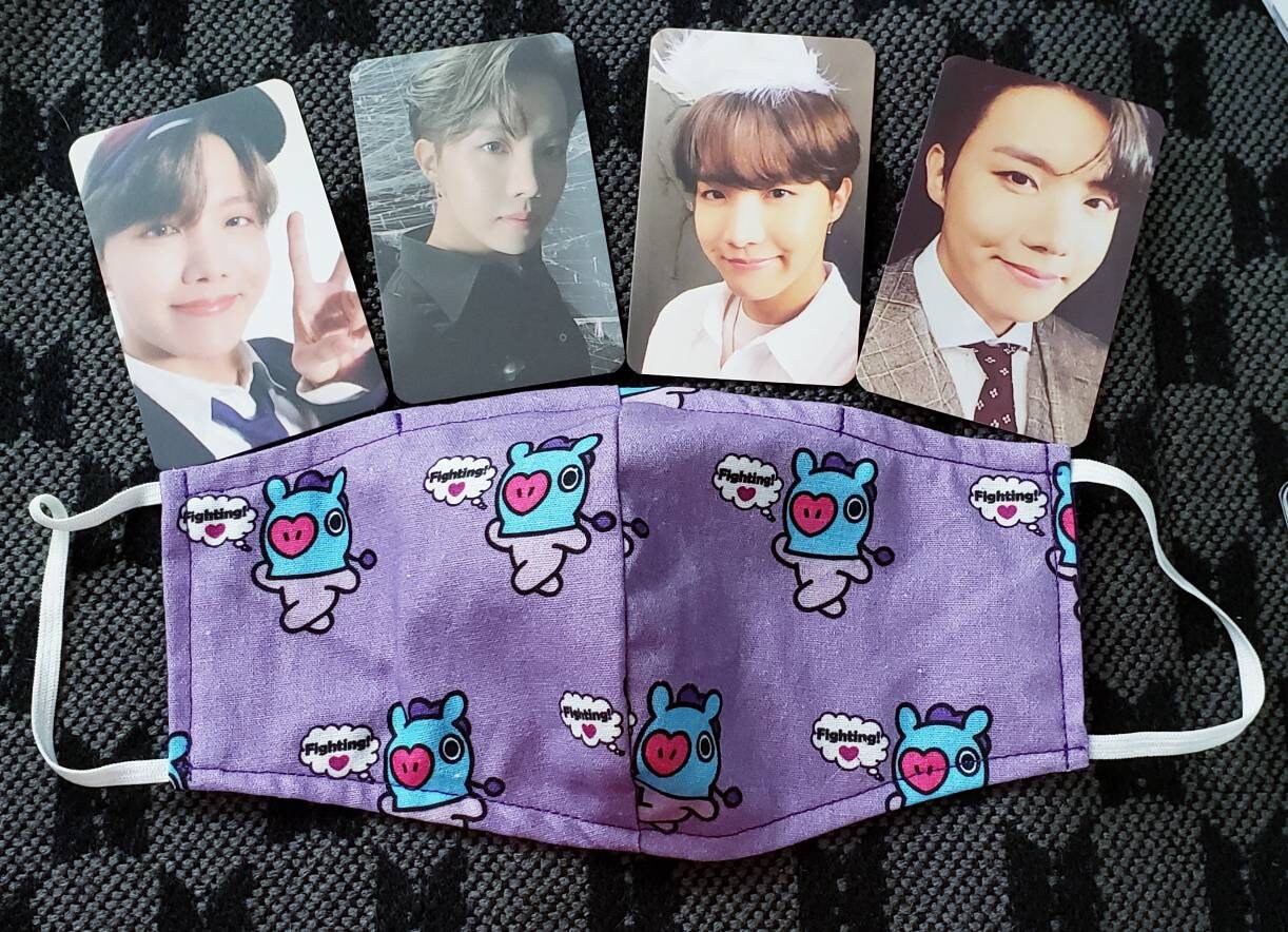 Máscara facial BTS Etsy España
