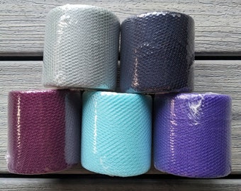 Nylon Net Spools: Classic Colors, 3" x 40 Yards - Set of 5