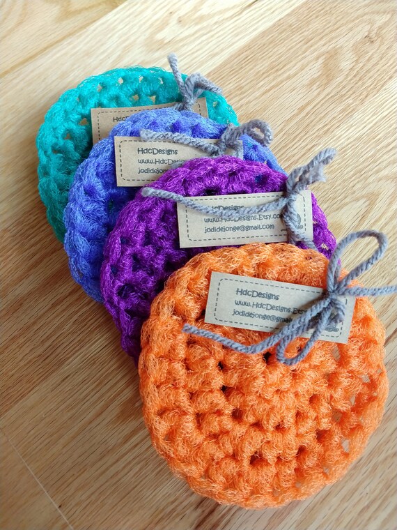 Dish Scrubbies, Pot Scrubbers, Scrubbies, Pot and Pan Scrubbers, Netting  Scrubbers, Dish Scrubbers, Kitchen Favors, Hostess Gift 