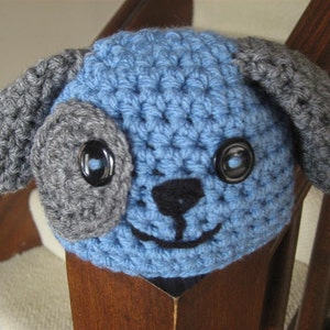 CROCHET PATTERN: Puppy Dog Hat. Baby Hat. Photo Prop. Permission to sell finished items.