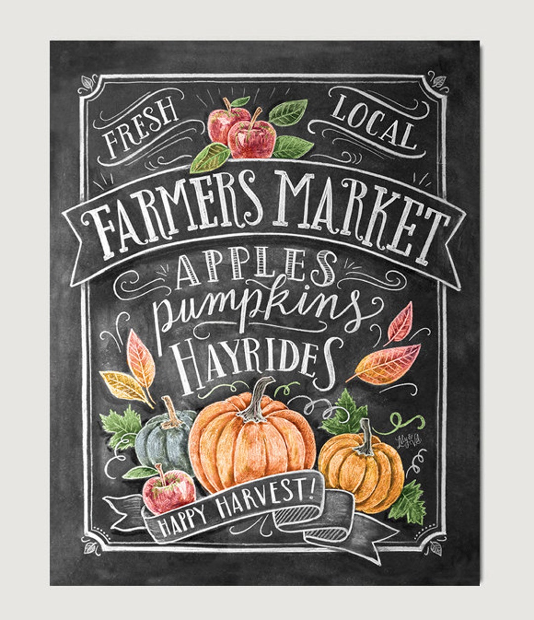 Fall Art Farmer s Market Fall Decor Fall Print Etsy Fall Art Farmer s Market Fall Decor Fall Print Etsy