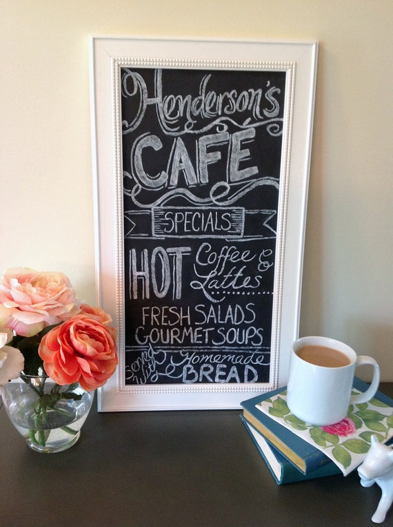 Items similar to Custom Chalkboard Sign Custom Kitchen Chalkboard Kitchen Typography Art