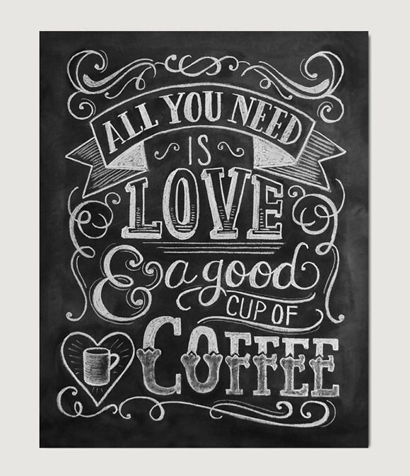 Coffee Lover Gift All You Need is Love and Coffee Kitchen Etsy