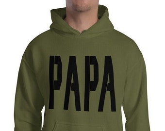 Papa Hoodie, Papa Sweatshirt, Papa Schwangerschaft Geschenk, Baby Shower Geschenk Papa, Neuer Papa Geschenk