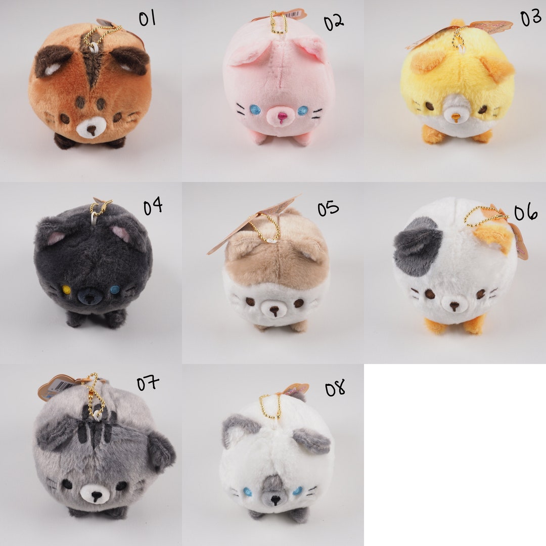 NEW! 01-08 Manmaru Da Nyan Cat by YELL Japan Plush Keychain Strap