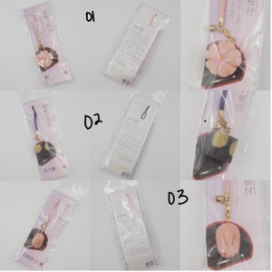 Wagashi Japanese Sweet confectionery fake food strap charm