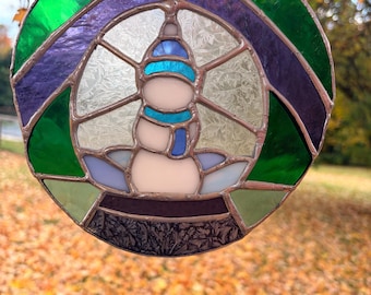 Stained Glass Christmas Ornament