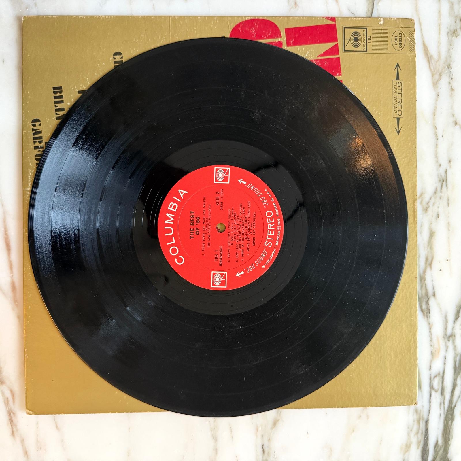 Tvintage Vinyl the Best of '66 Volume One Compilation Record - Etsy