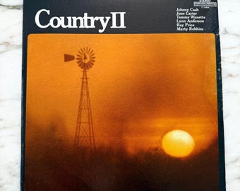 Vintage Country II Vinyl LP Johnny Cash June Carter Tammy Wynette