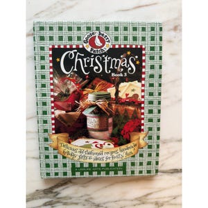 Vintage 2001 Krusbärsfält Julbok 3 Kokbok Recept Hantverk