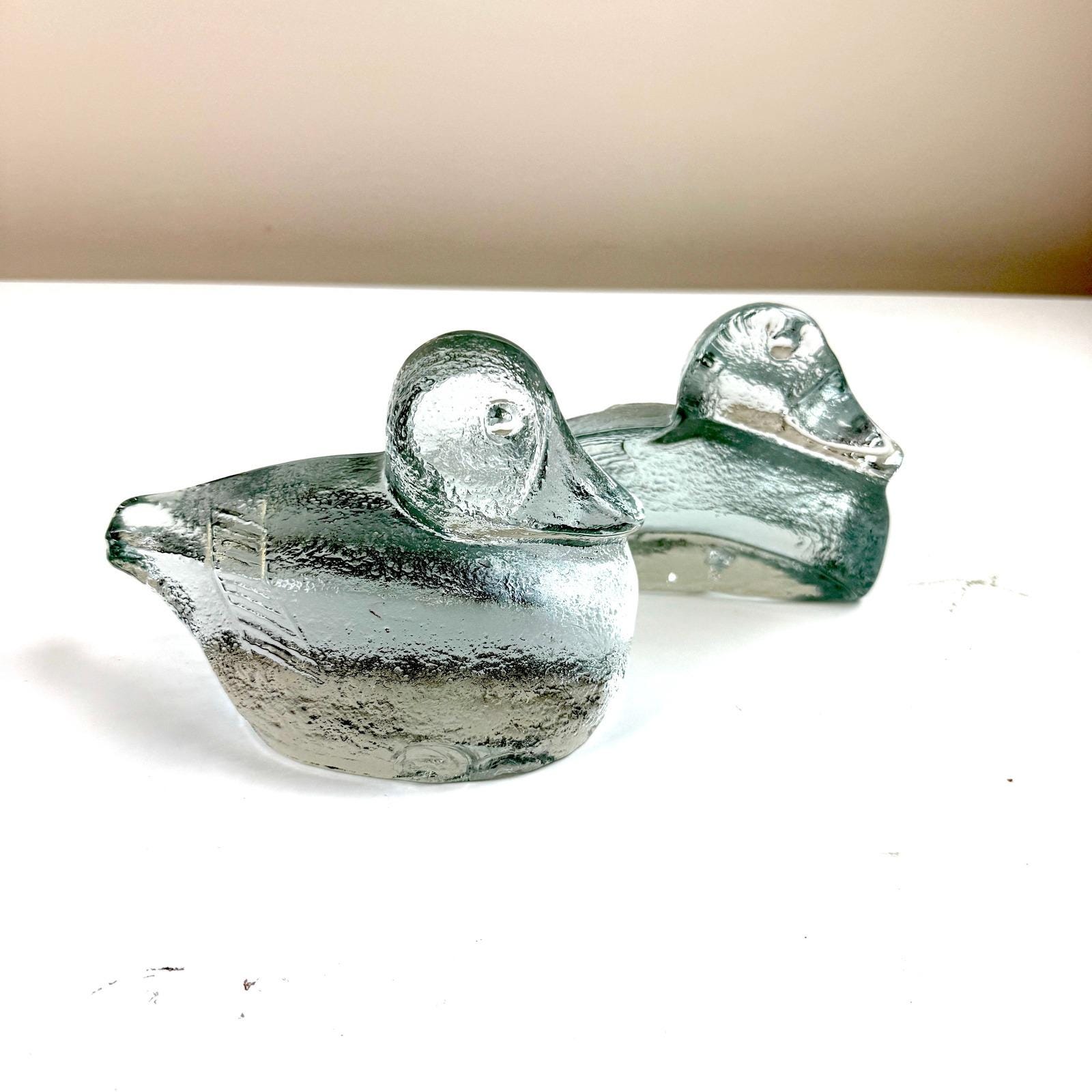 Blenko Glass Duck - Etsy