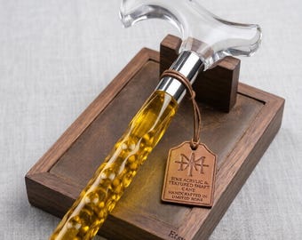 Vibrant Yellow Acrylic Walking Cane Custom Engraved Amber Lucite Walking Stick Statement Fashion Mobility Aid | Thanksgiving Christmas Gift