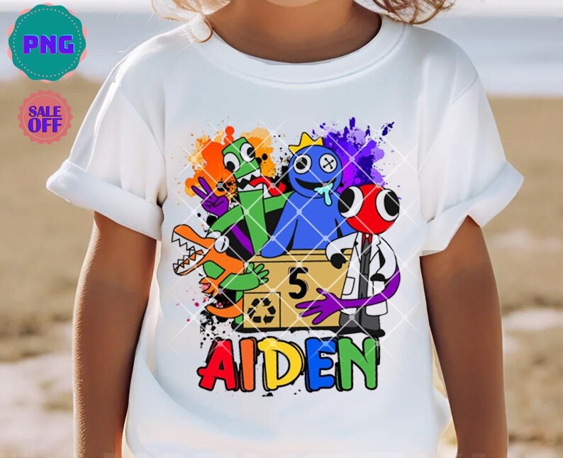 rainbow friends game Kids T-Shirt for Sale by lara-kli