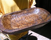 Hand Carved Wooden Dough Bowl Treenware TRENCHER 2236 DISCOUNTED