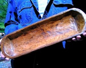 Wooden Dough Bowl, Treenware Bread Trencher, 19 1 8 inches, bowl 2171