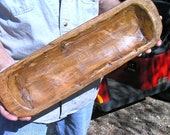 Small Wood Dough Bowl, bread trencher, 0781