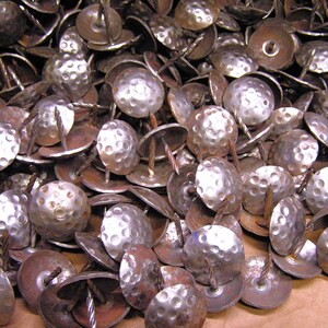 50 Iron Hammered Clavos Decorative Nail Heads Door Furniture Craft 1 1/8 inch