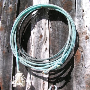 Old Cowboy Lariat Rope, Western LASSO Wall Hang Decor, #QR