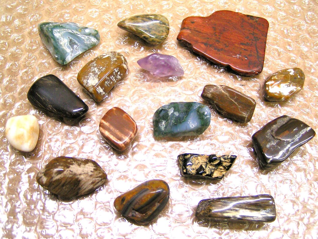 23 Polished Rocks and Slabs for Jewelry, Crafts, Bowl Fillers, Home ...