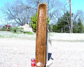 Hand Carved Wooden French dough Bread bowl LONG Skinny wood Trencher, 39 1 4 quot long by 6 1 4 quot wide, bowl 0538