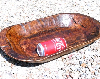 Wooden Dough Bowl, Hand carved Bread bowl 2550