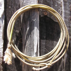 Old Cowboy Lariat Rope, Western LASSO Wall Hang Decor, #AKR