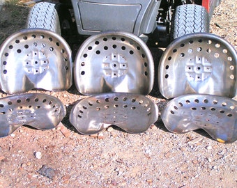 SIX Steel tractor Metal Farm machinery or Bar Stool seat