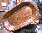 Hand Carved Wooden Dough Bowl Treenware TRENCHER 2094