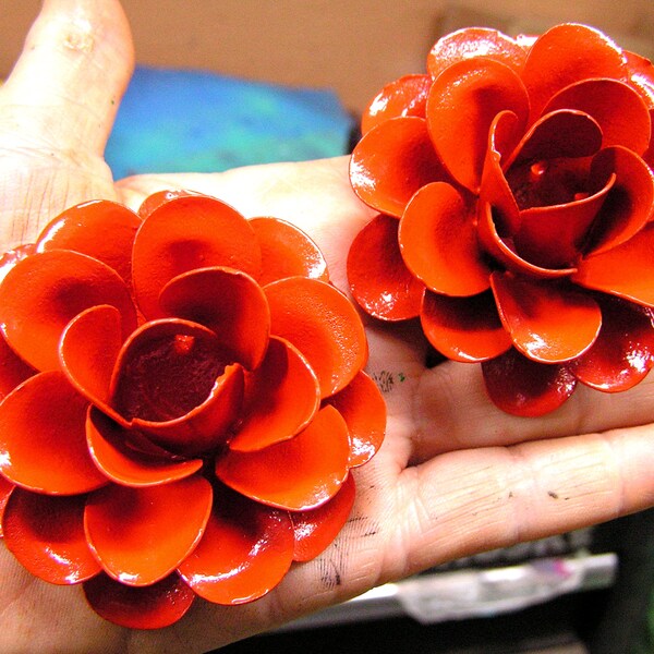 Burnt Orange Rose Etsy