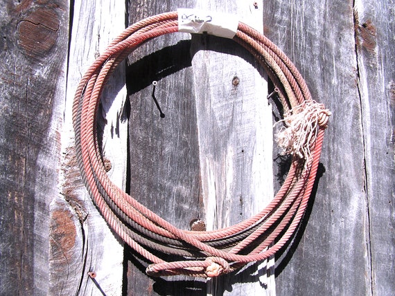 Old Cowboy Lariat Rope, Western LASSO Wall Hang Decor, RFU -  Canada