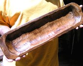 Small Wood Dough Bowl, bread trencher, 2267