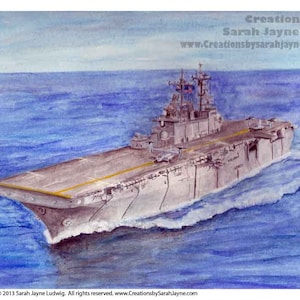 USS WASP print