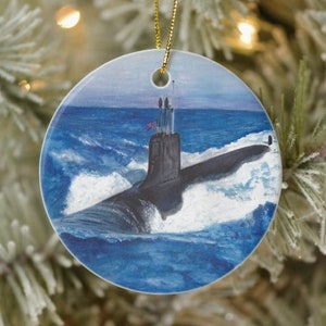 Virginia Class Submarine Ornament image 1