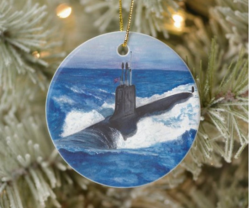 Virginia Class Submarine Ornament image 1